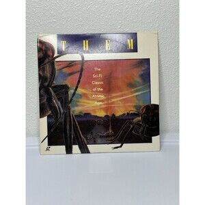 Them! Movie Laserdisc LD Sci Fi James Whitmore Retro Special Effects Vintage